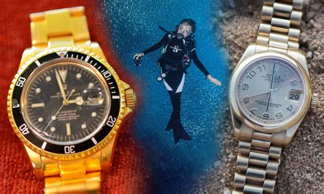 swimming with gold rolex|Do you swim with your gold or bi.